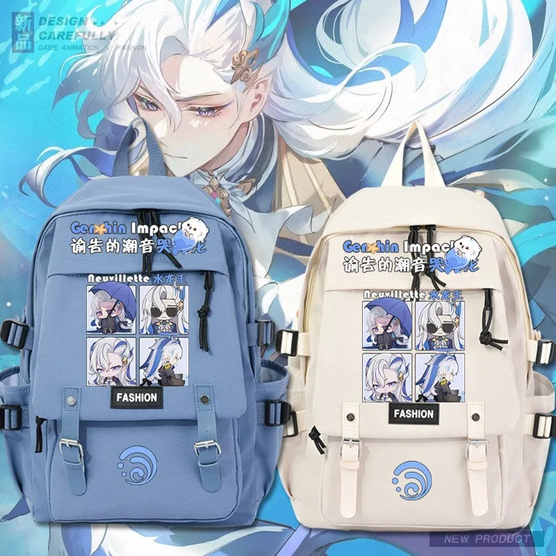 Anime Game Cosplay Neuvillette Nylon Cloth Cartoon High Capacity Campus Student Computer Bag Backpack Gifts
Anime Game Cosplay Neuvillette Nylon Cloth Cartoon High Capacity Campus Student Computer Bag Backpack Gifts