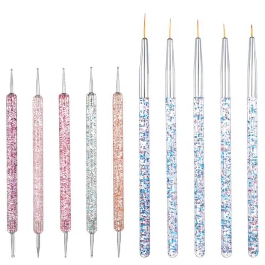 0 PCS Nail Art Dotting Tool, Dual Ended Dotting Pen, Nail Art Liner es DIY Nails Design essionals ginners
0 PCS Nail Art Dotting Tool, Dual Ended Dotting Pen, Nail Art Liner es DIY Nails Design essionals ginners