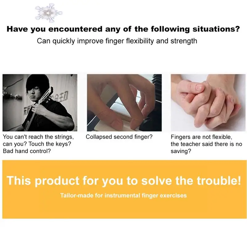 Flanger Hand Grip Finger Trainer Strengthener Adjustable Power Training Finger Exerciser 
Flanger Hand Grip Finger Trainer Strengthener Adjustable Power Training Finger Exerciser