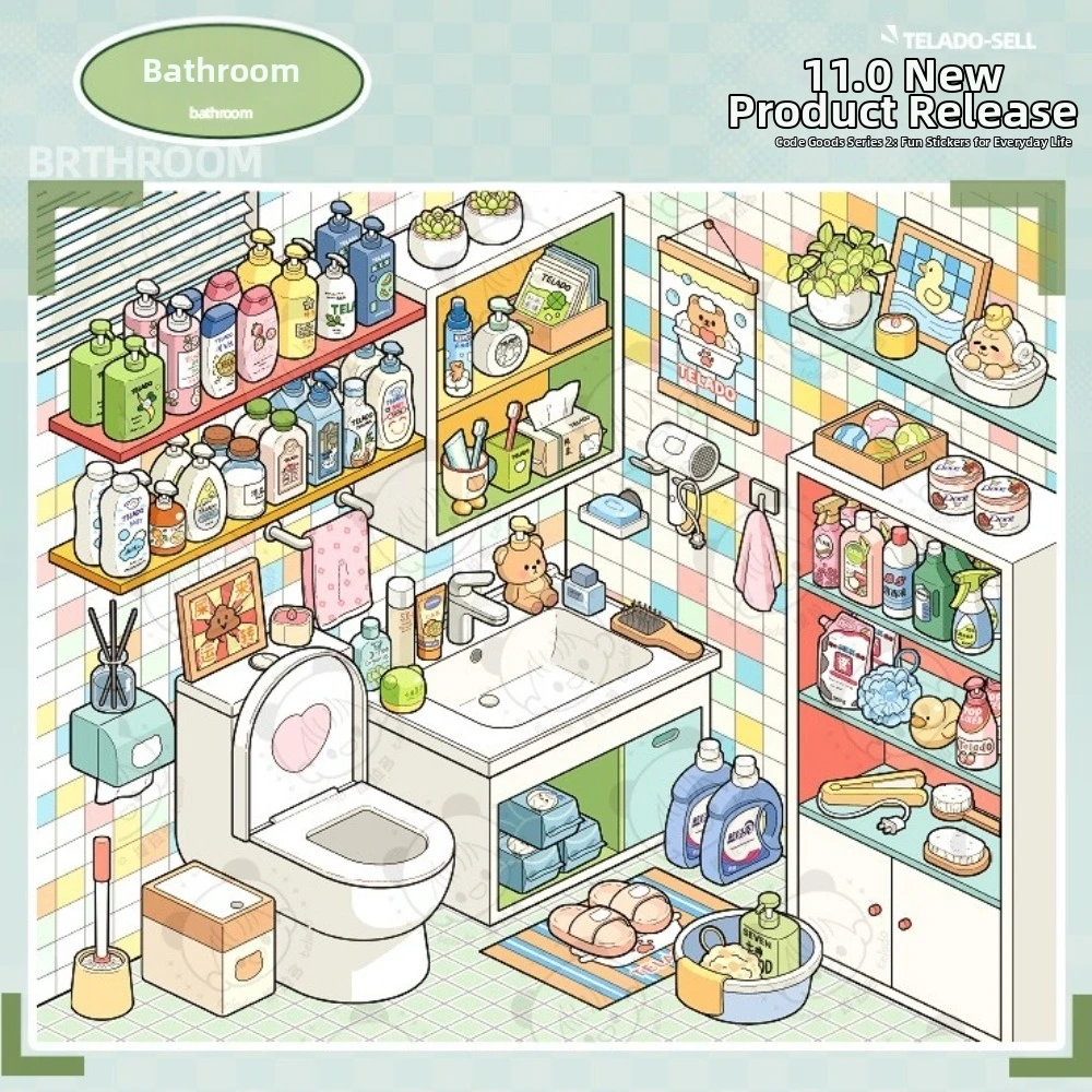 New 11.0 Store Series Miniature Scene Sticker 10 Scenes 33 Sheets PET Shop Scene Sticker Book Die-cut Mini Scenery Stickers
New 11.0 Store Series Miniature Scene Sticker 10 Scenes 33 Sheets PET Shop Scene Sticker Book Die-cut Mini Scenery Stickers