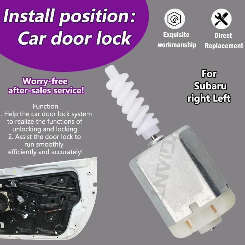 AZGIANT For Subaru WRX STI/Legacy MK7/Forester MK5/Outback Car Side Door Lock Actuator 12V DC Motor Electric control spare parts
AZGIANT For Subaru WRX STI/Legacy MK7/Forester MK5/Outback Car Side Door Lock Actuator 12V DC Motor Electric control spare parts