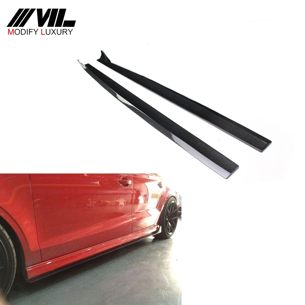 Suitable for The JC style carbon fiber S3 side skirt is Suitable for the Audi 2015 sedan with 4 doors and 2014 upward
Suitable for The JC style carbon fiber S3 side skirt is Suitable for the Audi 2015 sedan with 4 doors and 2014 upward