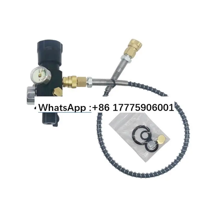 M18 * 1.5 double display 300Bar high pressure gas cylinder valve quick joint integrated valve
M18 * 1.5 double display 300Bar high pressure gas cylinder valve quick joint integrated valve
