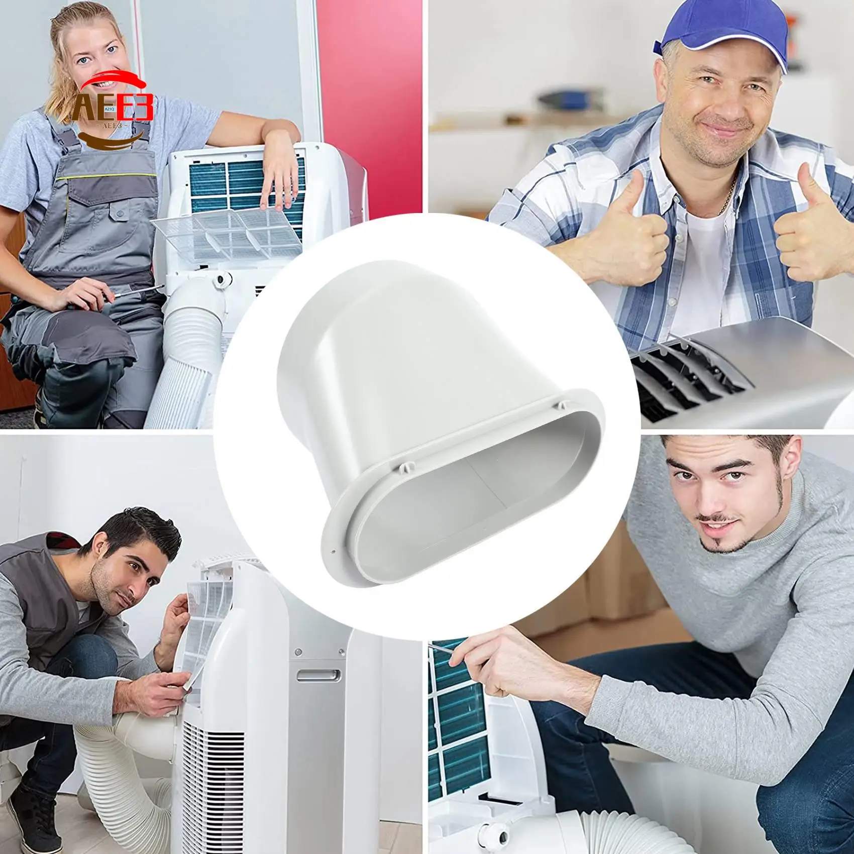 AEE3-оконный адаптер, соединительный выхлопной шланг для портативного кондиционера, комплект пластины
AEE3-оконный адаптер, соединительный выхлопной шланг для портативного кондиционера, комплект пластины