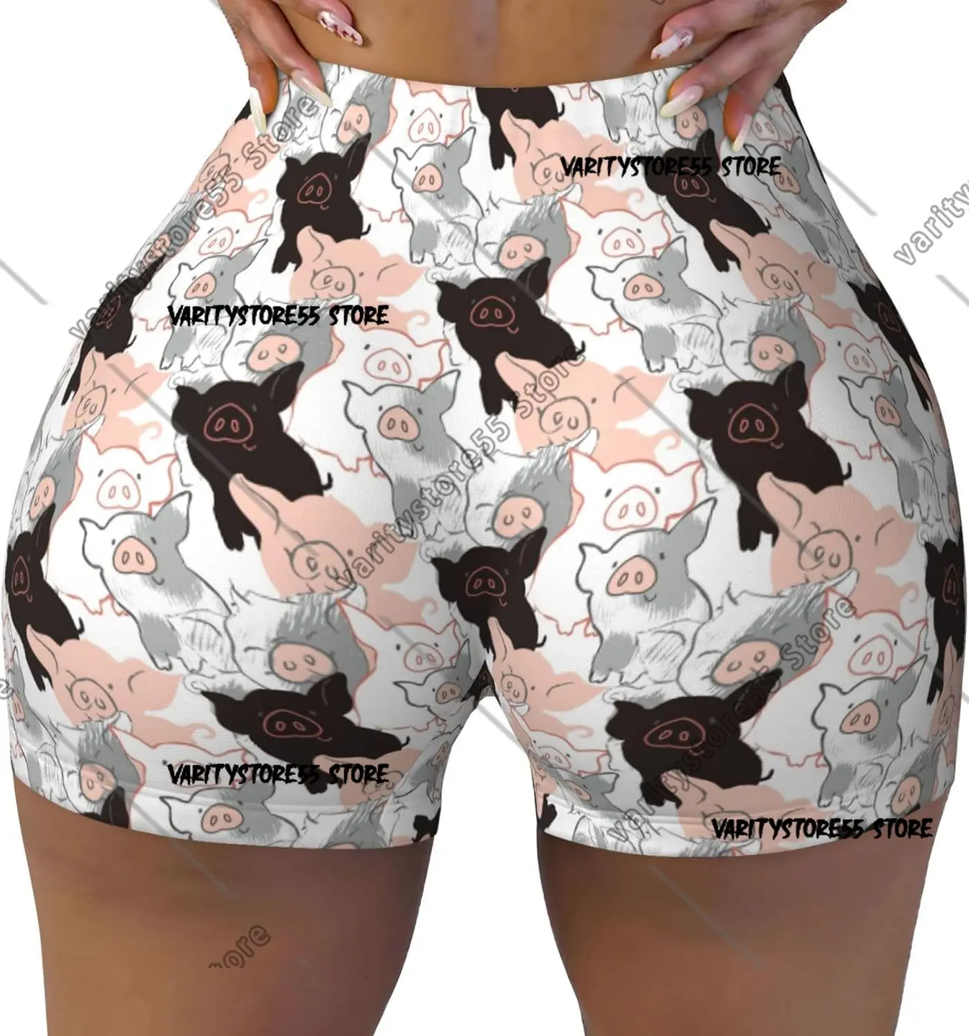 Шорты для тренировок с принтом свиньи для женщин, бесшовные мягкие гладкие шорты для занятий йогой в тренажерном зале, активные шорты
Шорты для тренировок с принтом свиньи для женщин, бесшовные мягкие гладкие шорты для занятий йогой в тренажерном зале, активные шорты