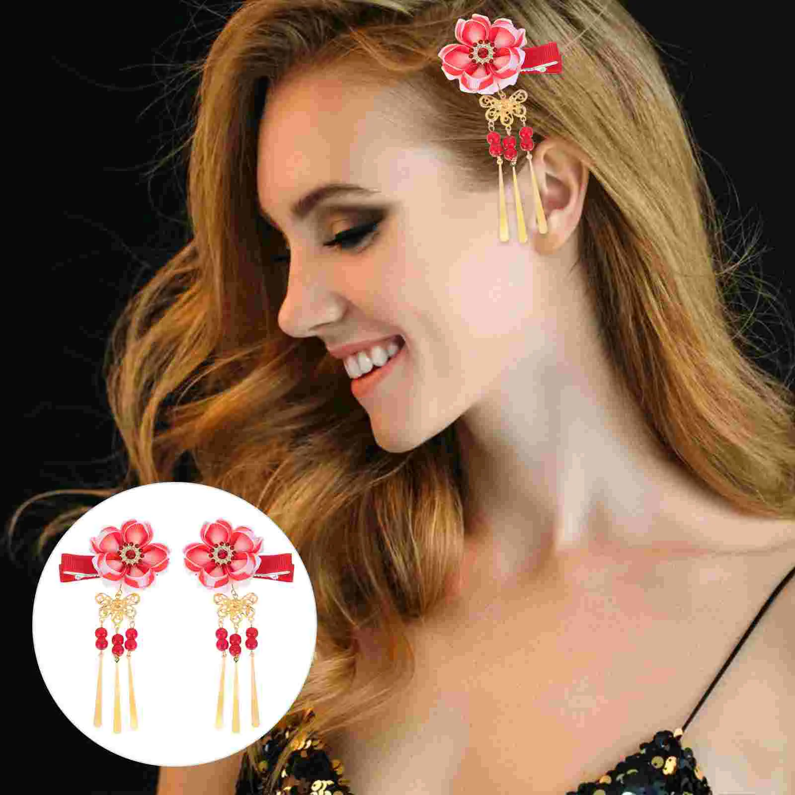 Hairpin Japanese Style Headwear Flower Girls Accessories Women Clip for Long Tassel Ornament The Flowers
Hairpin Japanese Style Headwear Flower Girls Accessories Women Clip for Long Tassel Ornament The Flowers