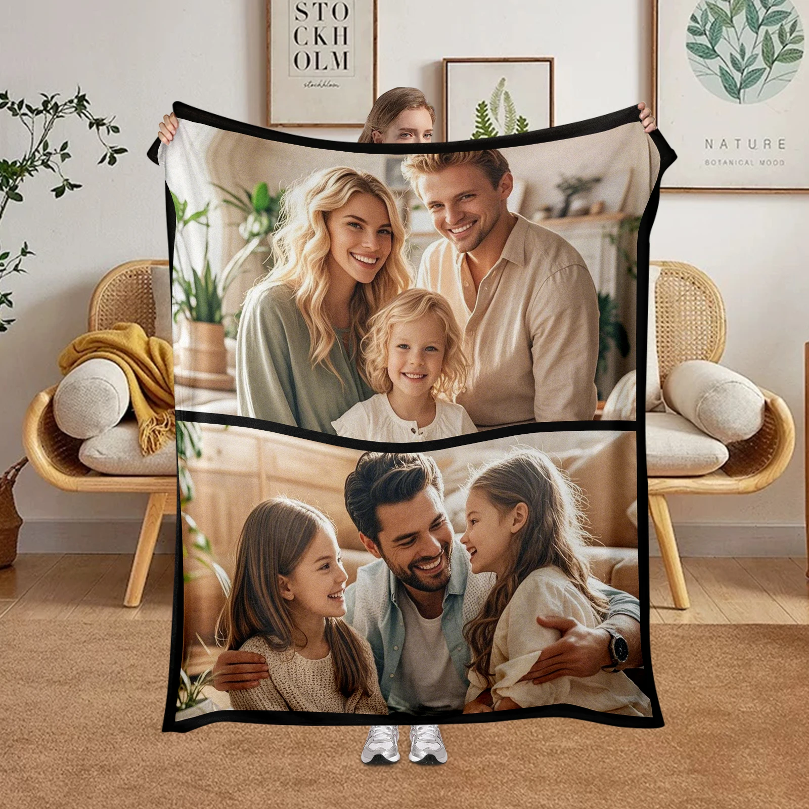 Custom Blanket with Photo Diy Personalized Customized Blankets for Anniversaries for Christmas Valentine's Day Birthday Gifts
Custom Blanket with Photo Diy Personalized Customized Blankets for Anniversaries for Christmas Valentine's Day Birthday Gifts