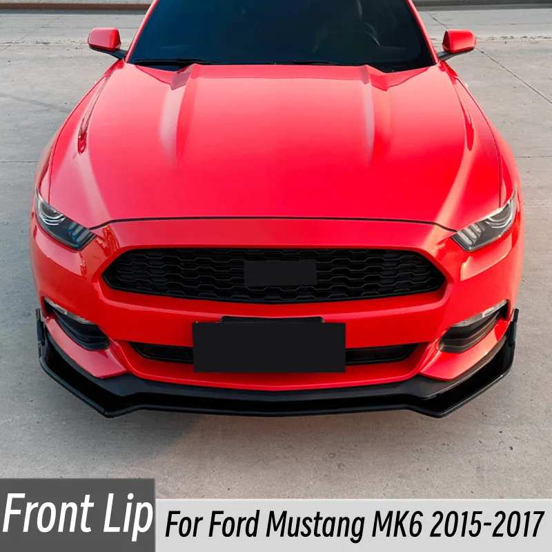 For Ford Mustang MK6 2015-2017 3pcs/Set Car Front Bumper Splitter Lip BodyKit Protector Guard Exterior Tuning Accessories
For Ford Mustang MK6 2015-2017 3pcs/Set Car Front Bumper Splitter Lip BodyKit Protector Guard Exterior Tuning Accessories
