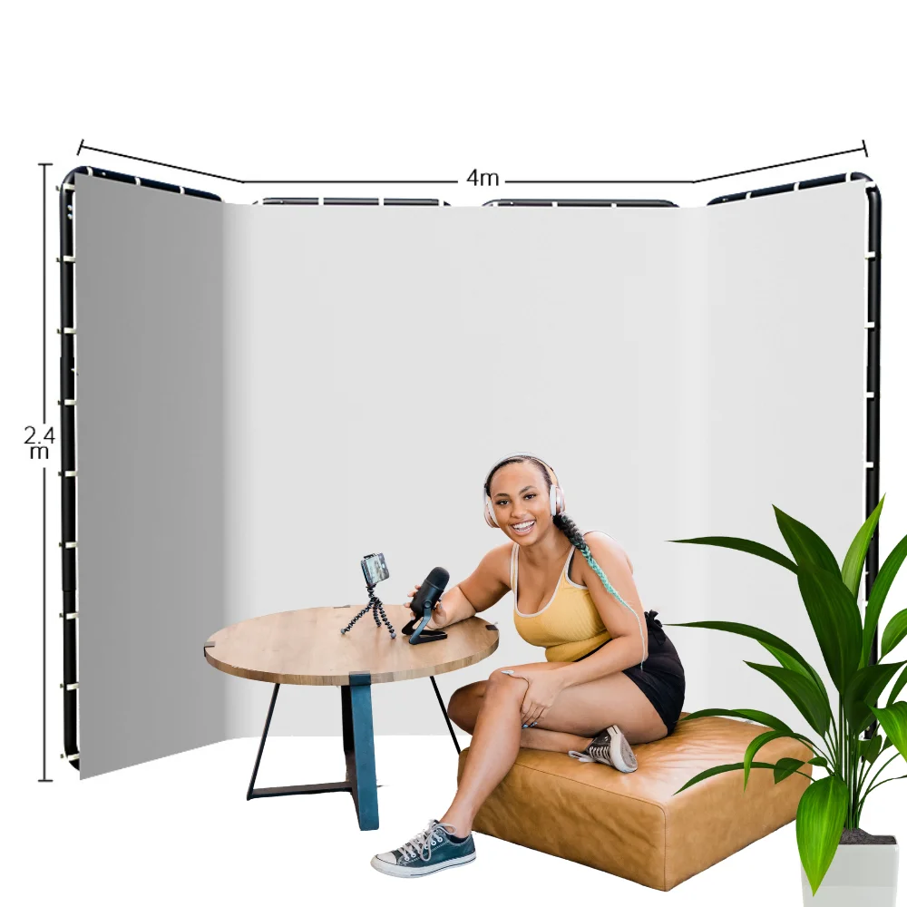2,4x4 фоновая рамка черный/белый/зеленый/серый экран настенная складная фотобудка для Tiktok Live Photo Studio Kit Chromakey Green
2,4x4 фоновая рамка черный/белый/зеленый/серый экран настенная складная фотобудка для Tiktok Live Photo Studio Kit Chromakey Green