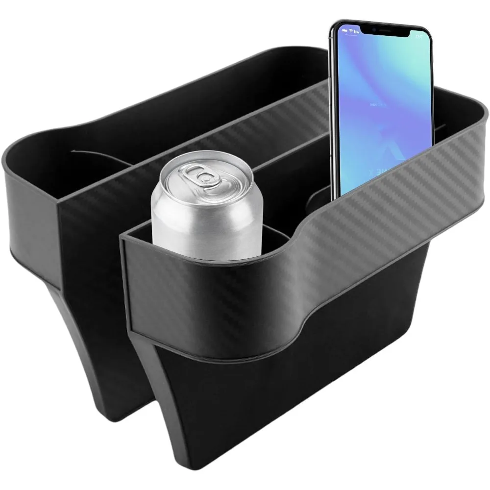 car seat gaps filler, 2pcs car front seat side gaps storage organizer, car console side pocket crevice storage box with cup hold
car seat gaps filler, 2pcs car front seat side gaps storage organizer, car console side pocket crevice storage box with cup hold