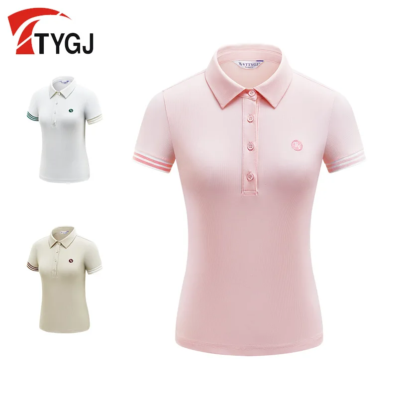 New Korean Style Summer Golf Short Sleeve Women Breathable Sport Tshirt Slim Fit Workout Top
New Korean Style Summer Golf Short Sleeve Women Breathable Sport Tshirt Slim Fit Workout Top