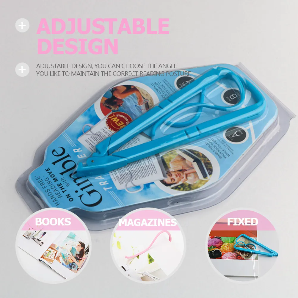 2Pcs Desktop Reading Rack Simple Design Book Holder for School and Home Use Adjustable Angle Book Pages Holder Long-Term Use
2Pcs Desktop Reading Rack Simple Design Book Holder for School and Home Use Adjustable Angle Book Pages Holder Long-Term Use