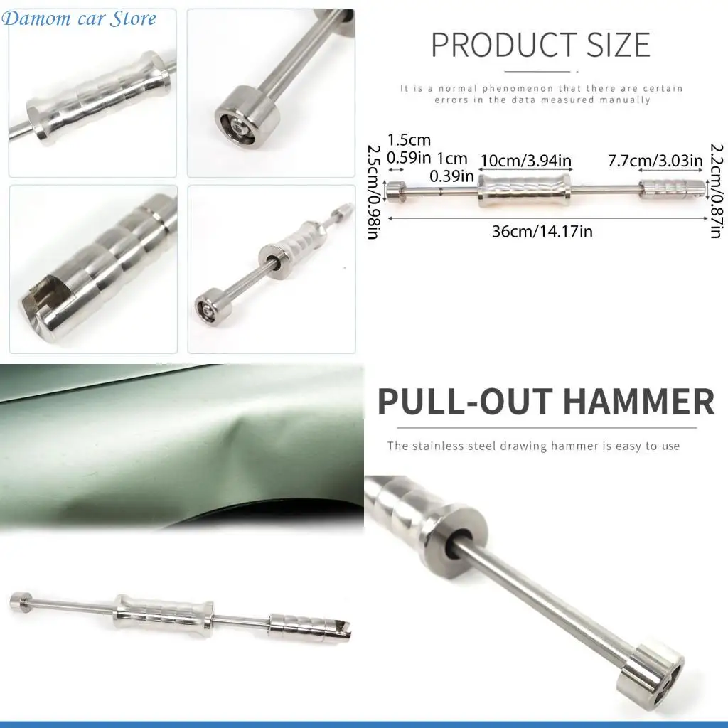 A2UC Nevanless Dent Report Mormation Mammer Remover Pit Auto Repair Puller с анти скользи
A2UC Nevanless Dent Report Mormation Mammer Remover Pit Auto Repair Puller с анти скользи