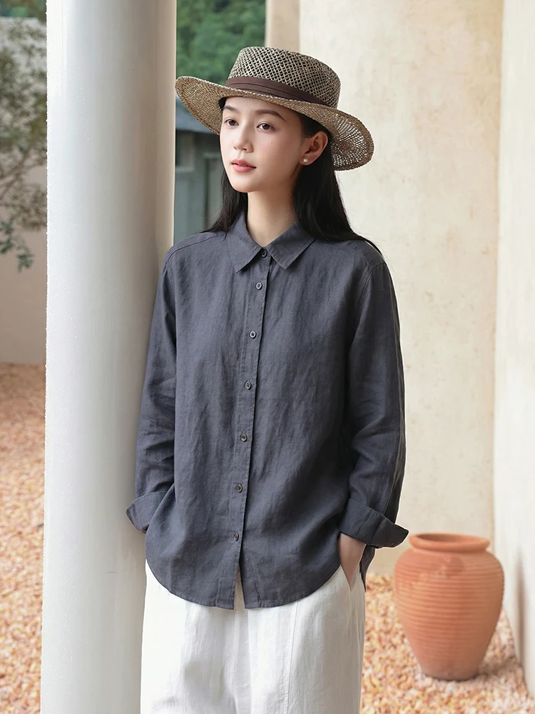 Casual Han Hanfu Long Sleeve Shirt Women's Spring Fashion Casual Turn-down Collar Top Masha WFSY60128 Slimming Regular Fit
Casual Han Hanfu Long Sleeve Shirt Women's Spring Fashion Casual Turn-down Collar Top Masha WFSY60128 Slimming Regular Fit