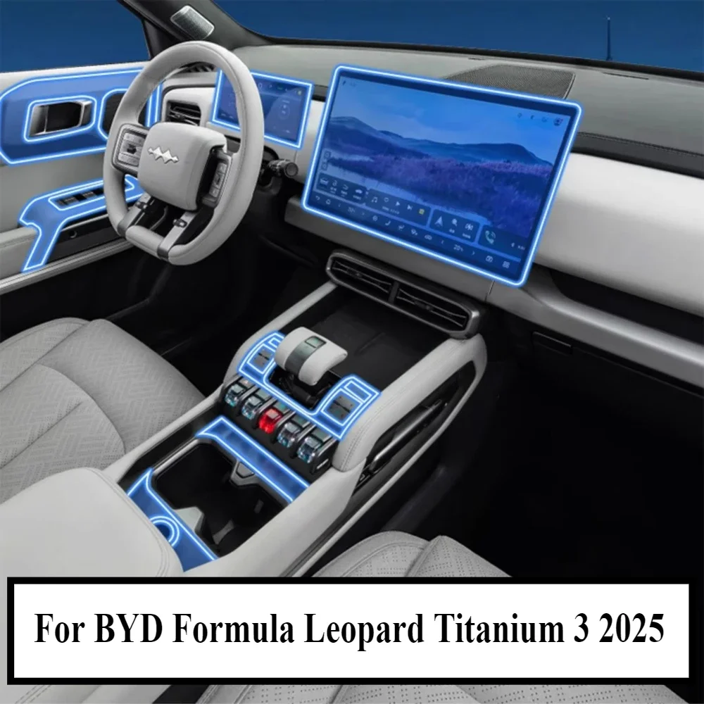 Protective Film For BYD Formula Leopard Titanium 3 Accessories Interior Transparent TPU Gear Panel Navigation Center Console PPF
Protective Film For BYD Formula Leopard Titanium 3 Accessories Interior Transparent TPU Gear Panel Navigation Center Console PPF
