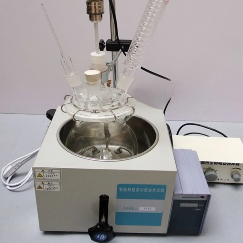 Reaction device JFY-2000ML reactor stirring instrument distillation stirring reflux/purification device
Reaction device JFY-2000ML reactor stirring instrument distillation stirring reflux/purification device