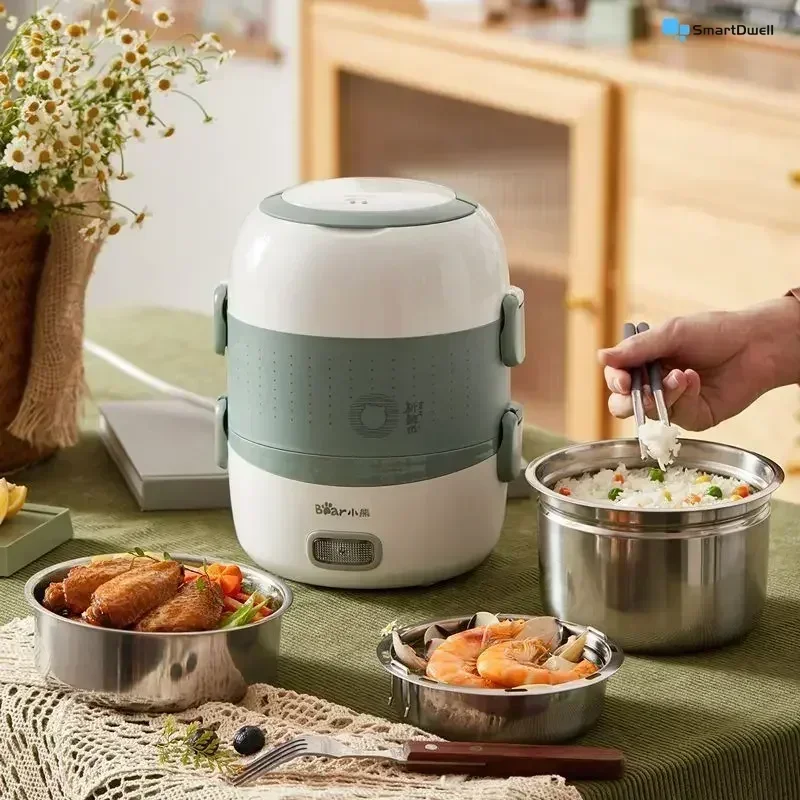 new style Insulation heating Electric lunch box . Steamed rice and vegetables. Office worker artifact,Self-heating.
new style Insulation heating Electric lunch box . Steamed rice and vegetables. Office worker artifact,Self-heating.