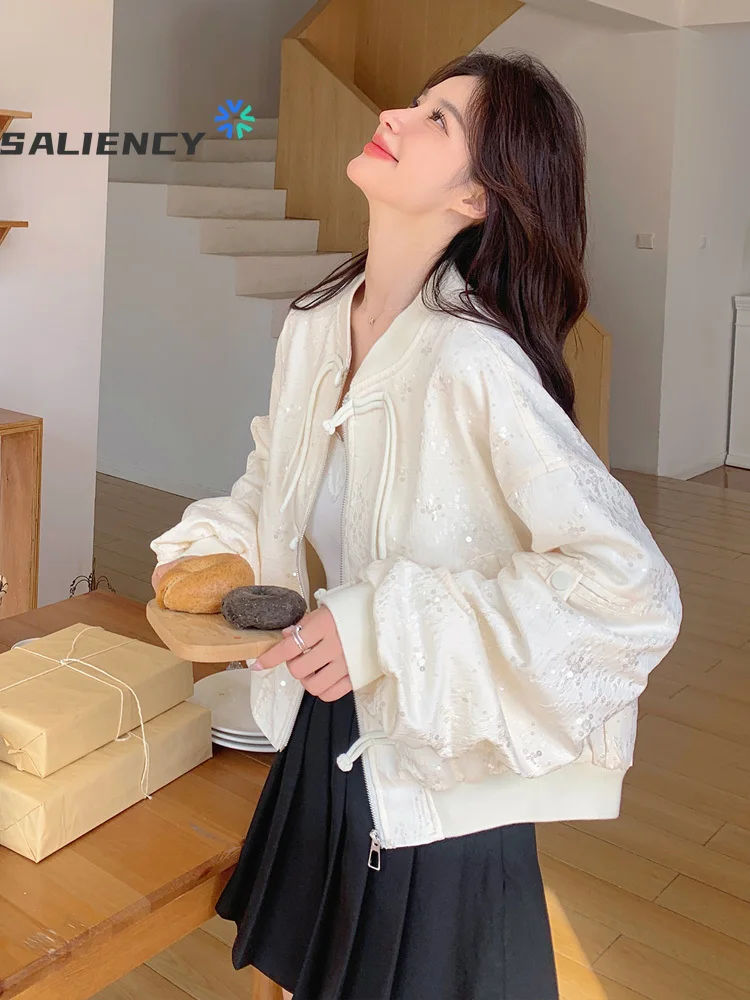 SALIENCY женская модная куртка-бомбер для женщин зимняя винтажная повседневная куртка на молнии с длинными рукавами верхняя одежда шикарные топы
SALIENCY женская модная куртка-бомбер для женщин зимняя винтажная повседневная куртка на молнии с длинными рукавами верхняя одежда шикарные топы