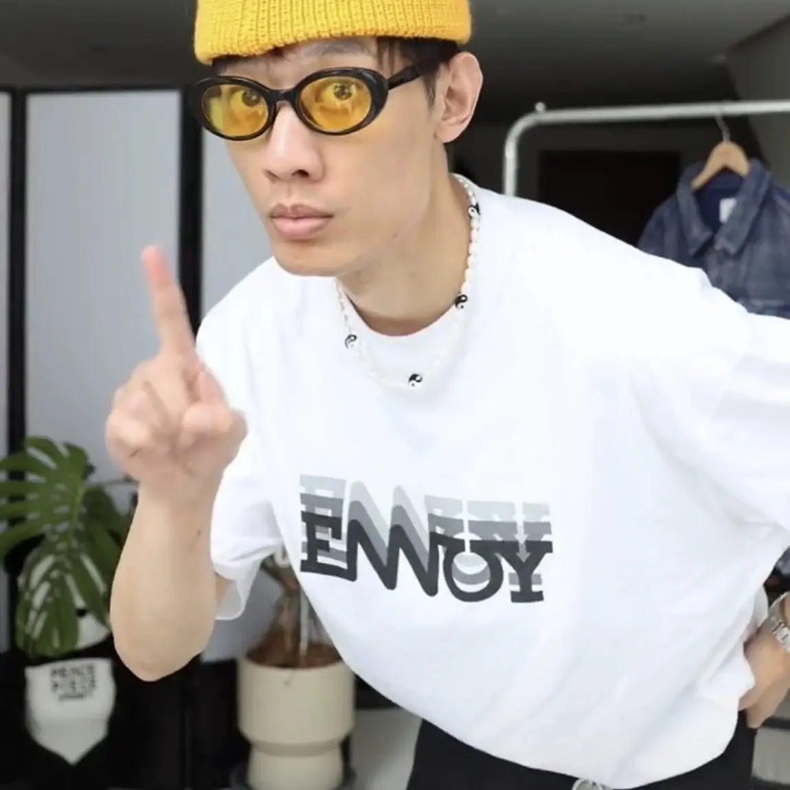 2026 The Ennoy Phantom Logo Short Sleeve T-Shirt Loose Fit Couple Tee Celebrity Same Style
2026 The Ennoy Phantom Logo Short Sleeve T-Shirt Loose Fit Couple Tee Celebrity Same Style