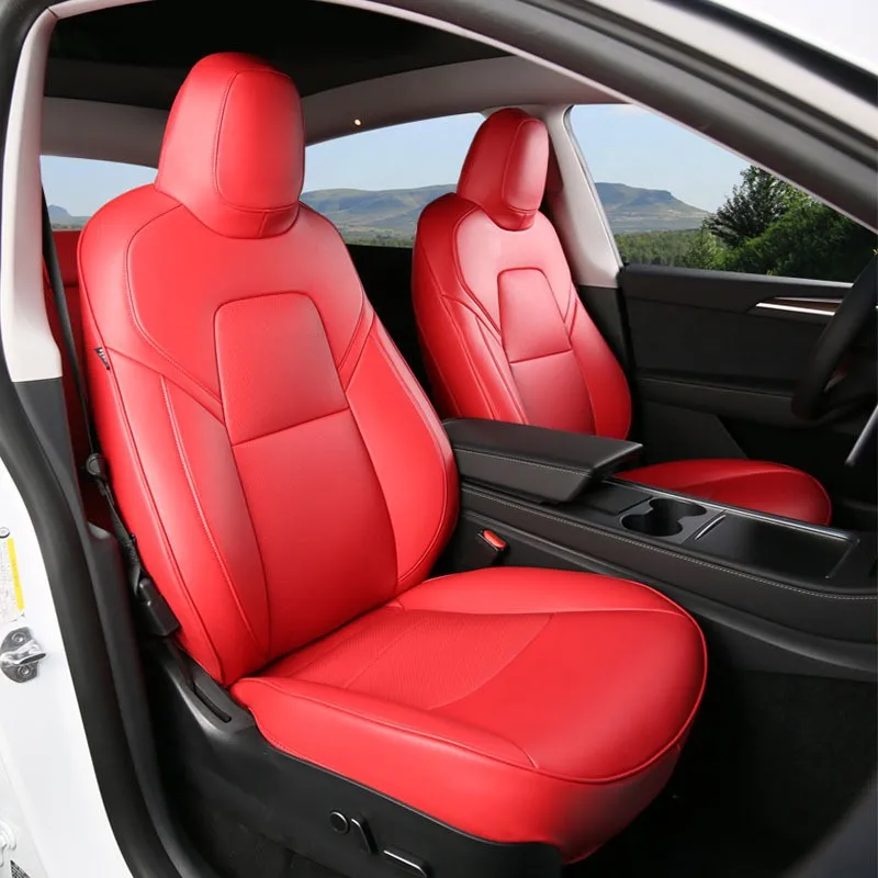 Custom NAPPA leather Car Seat Covers For Tesla Model Y 2021 To 2024 Car Seat Protective Cover Cushion Auto interior Accessories
Custom NAPPA leather Car Seat Covers For Tesla Model Y 2021 To 2024 Car Seat Protective Cover Cushion Auto interior Accessories