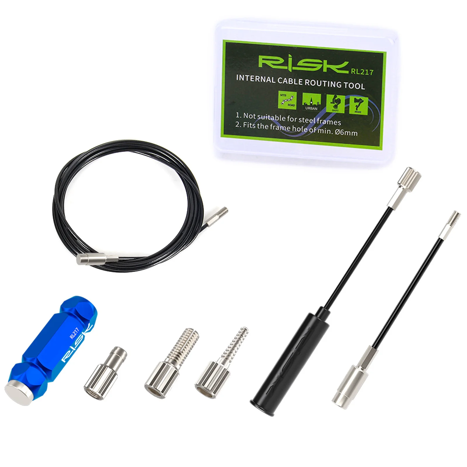 Bike Cable Guide Inner Threading Tool Frame Wire Routing Internal Cables Blue Child
Bike Cable Guide Inner Threading Tool Frame Wire Routing Internal Cables Blue Child