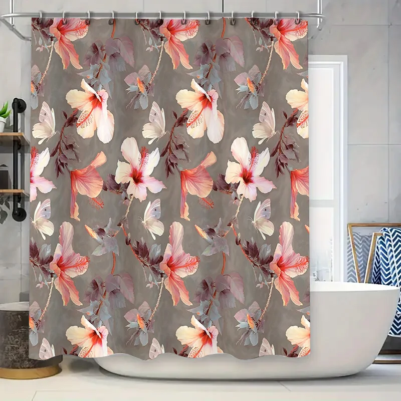 Занавеска для душа с цветочным принтом, ботанический декор для ванной комнаты, природный цветочный узор, тканевая подкладка, винтажный деревенский фермерский дом, эстетический дом
Занавеска для душа с цветочным принтом, ботанический декор для ванной комнаты, природный цветочный узор, тканевая подкладка, винтажный деревенский фермерский дом, эстетический дом