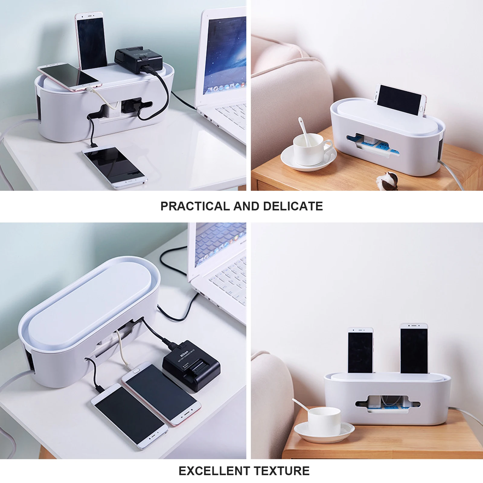 Plastic Storage Holder Cable ganizer Large Opening Detachable Cover Desk Manager Heat Dissipation Durable Multipurpose Case
Plastic Storage Holder Cable ganizer Large Opening Detachable Cover Desk Manager Heat Dissipation Durable Multipurpose Case