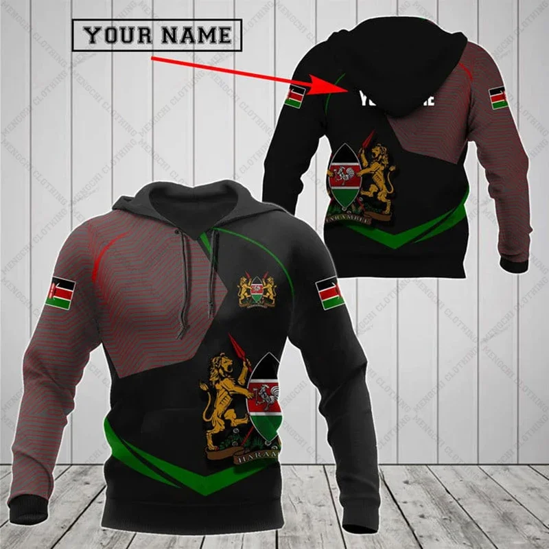 Custom Name Kenya Emblem Unisex Hoodies Loose Men's Fashion Sweatshirts Boys Casual Daily Clothing Oversized Streetwear Pullover
Custom Name Kenya Emblem Unisex Hoodies Loose Men's Fashion Sweatshirts Boys Casual Daily Clothing Oversized Streetwear Pullover