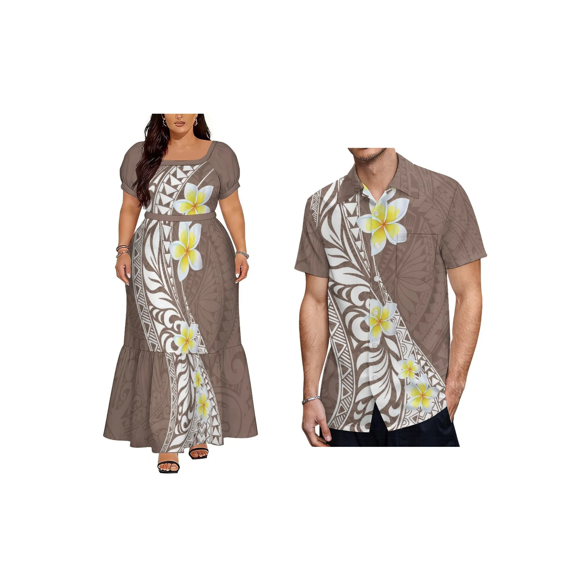 Factory Wholesale Women Samoan Design Polynesian Dress Custom Short Sleeve Island Pattern Square Neck Lace-up Dress
Factory Wholesale Women Samoan Design Polynesian Dress Custom Short Sleeve Island Pattern Square Neck Lace-up Dress