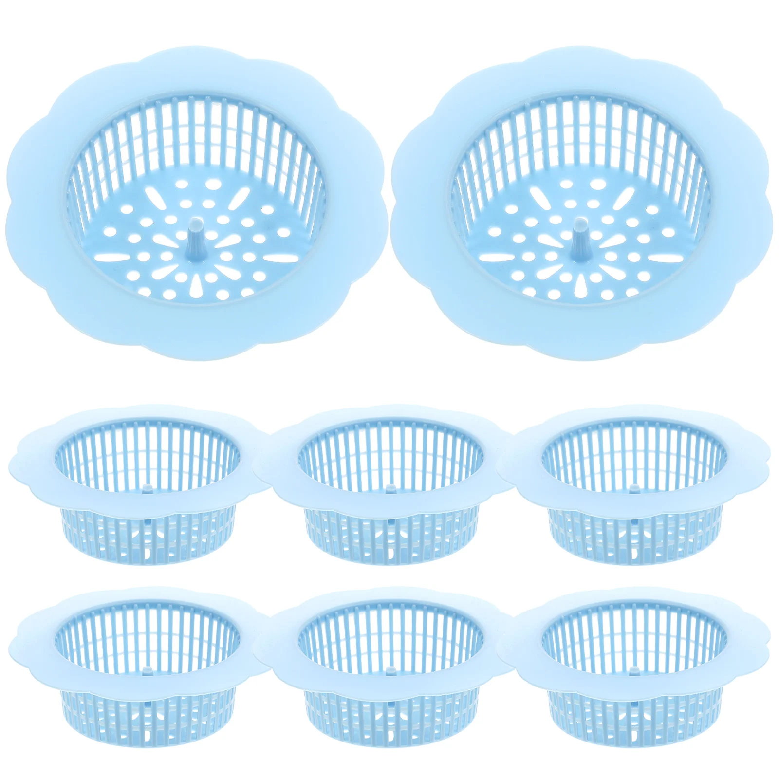8pcs Anti-Blocking Drain Cover Floor Strainer Kitchen Sink Filter Bathroom Garbage Disposal Stopper Reusable Sewer Filter
8pcs Anti-Blocking Drain Cover Floor Strainer Kitchen Sink Filter Bathroom Garbage Disposal Stopper Reusable Sewer Filter