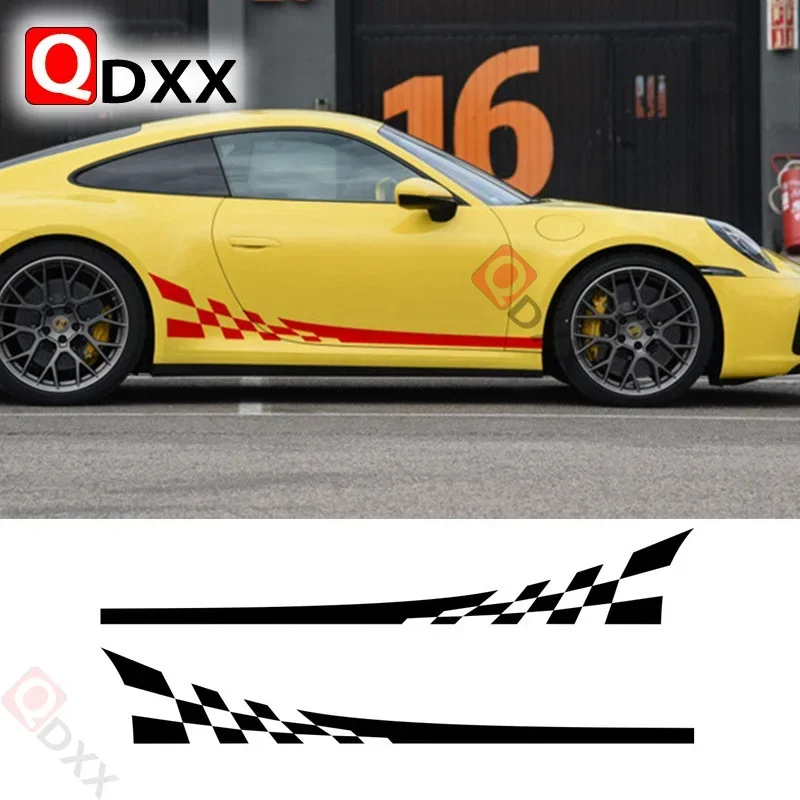 Racing Flag Graphics Sticker Car Door Side Skirt Vinyl Decals For Porsche 911 997 Exterior Accessories Sport Stripes Sticker
Racing Flag Graphics Sticker Car Door Side Skirt Vinyl Decals For Porsche 911 997 Exterior Accessories Sport Stripes Sticker