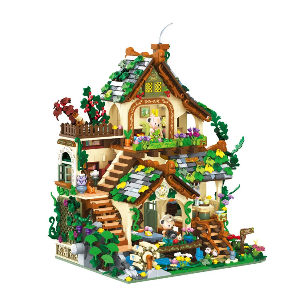 IN STOCK MOC Creativity Teddy Bear Forest Elf House Building Blocks Bricks Model Assembling Toys for Children Birthday Gift Set
IN STOCK MOC Creativity Teddy Bear Forest Elf House Building Blocks Bricks Model Assembling Toys for Children Birthday Gift Set