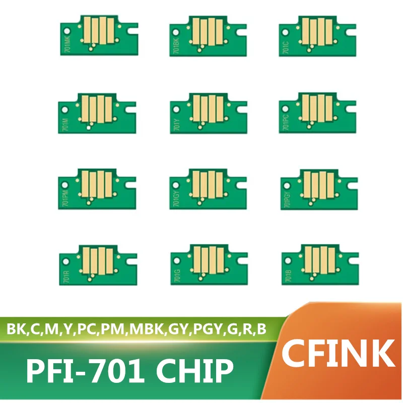 PFI-701 PFi701 PFI-702 Ink Cartridge chip for Canon iPF8000 iPF9000 iPF8000s iPF9000s iPF8010s iPF9010s iPF 8100 9100 8110 9110
PFI-701 PFi701 PFI-702 Ink Cartridge chip for Canon iPF8000 iPF9000 iPF8000s iPF9000s iPF8010s iPF9010s iPF 8100 9100 8110 9110