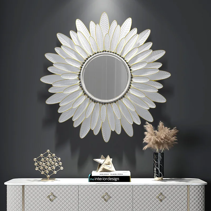 Light Luxury Wall Decoration Art Wall Pendant Restaurant Porch Homestay Creative Mirror Wrought Iron Wall Decoration Mirror
Light Luxury Wall Decoration Art Wall Pendant Restaurant Porch Homestay Creative Mirror Wrought Iron Wall Decoration Mirror