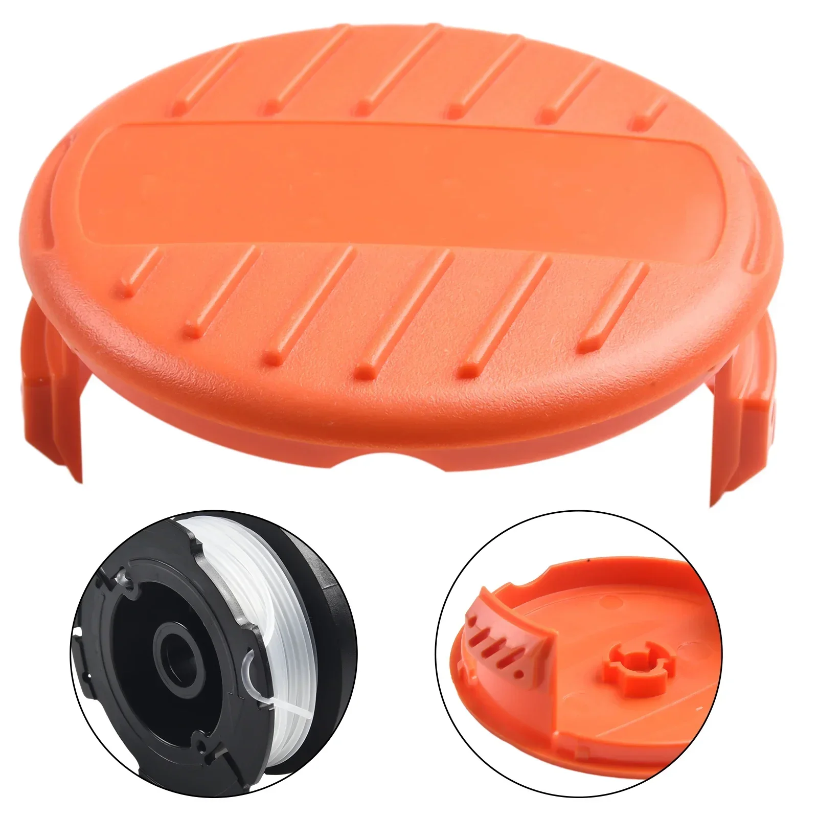 Trimmer Spool 4 Pack & Cap & Spring Replacement For Black Decker Cap Spring For Cordless Grass Trimmer Blade Cutter Lawn
Trimmer Spool 4 Pack & Cap & Spring Replacement For Black Decker Cap Spring For Cordless Grass Trimmer Blade Cutter Lawn