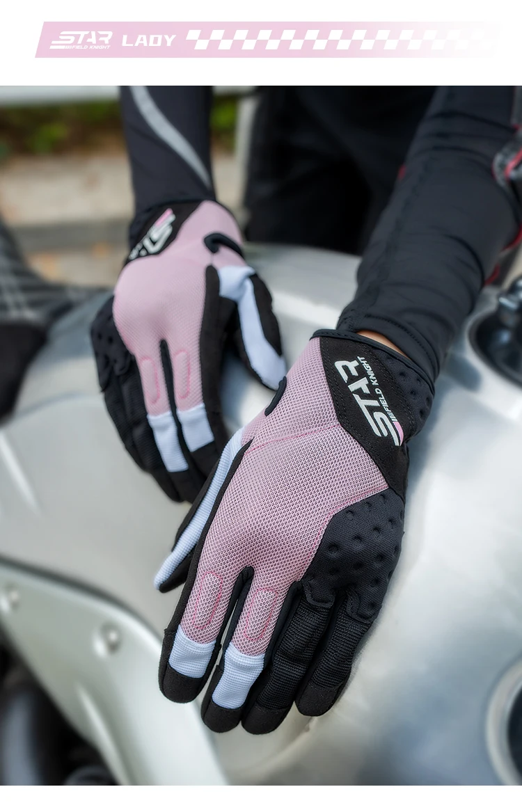 SFK Motorcycle Women Gloves Non-slip Wear Resistance Full Finger Gloves Soft Breathable Cycling Motorbike Accessories
SFK Motorcycle Women Gloves Non-slip Wear Resistance Full Finger Gloves Soft Breathable Cycling Motorbike Accessories