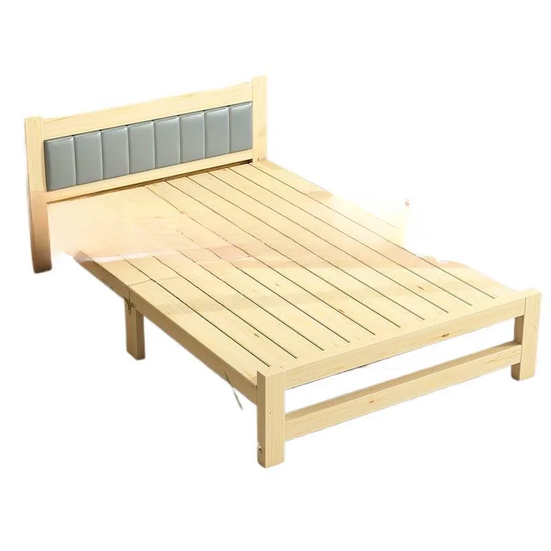 All solid wood free installation folding bed single lunch break rental room practical hard board bed 1.2 small bed household
All solid wood free installation folding bed single lunch break rental room practical hard board bed 1.2 small bed household