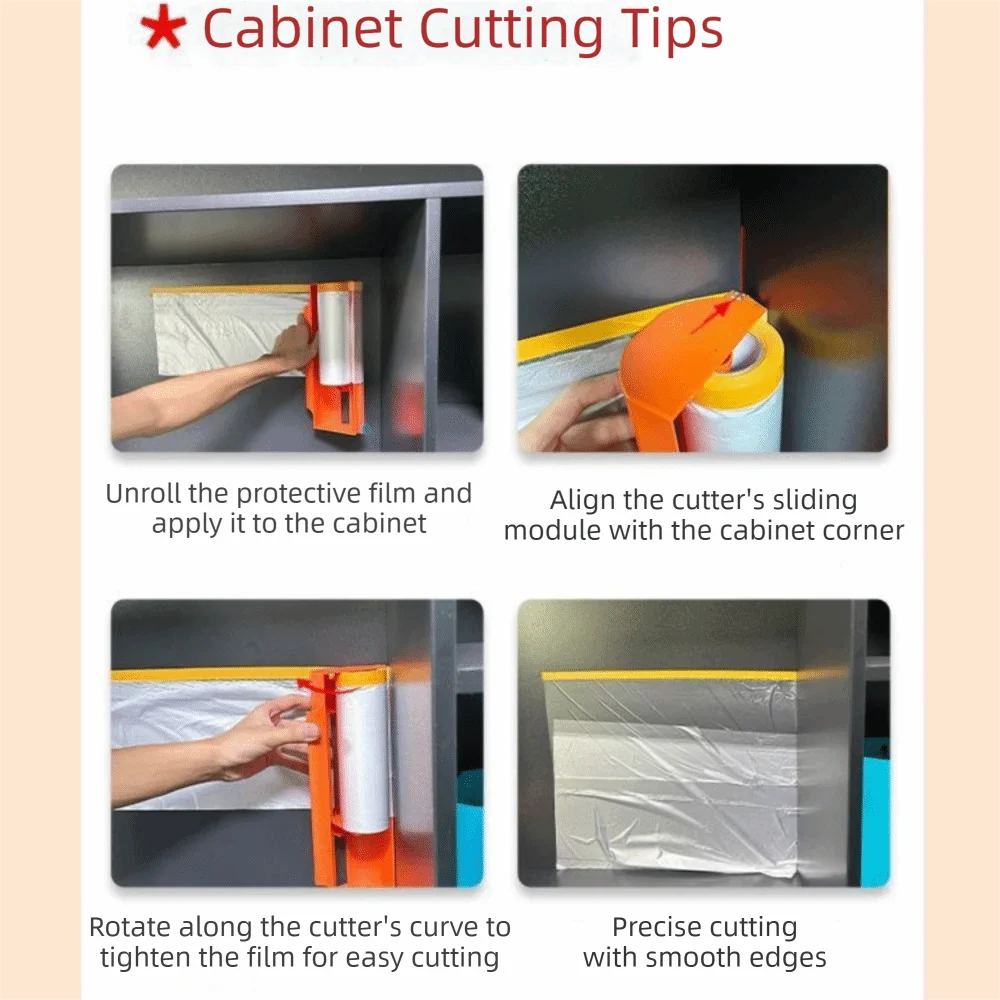 Practical Portable Masking Film Cutter Adjustable Professional Masking Film Cutting Tool Spray Paint Protective Film Cutter
Practical Portable Masking Film Cutter Adjustable Professional Masking Film Cutting Tool Spray Paint Protective Film Cutter