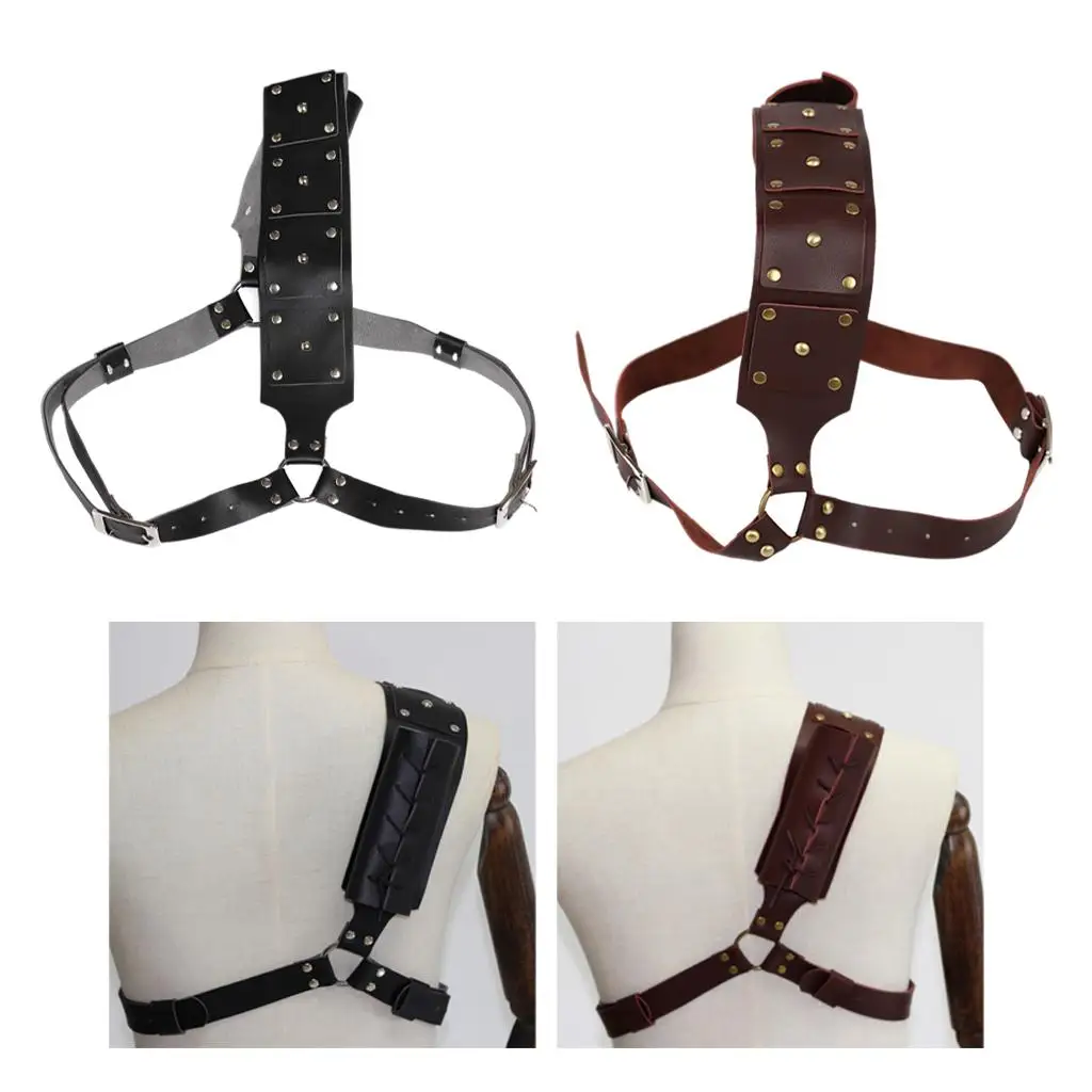 Medieval Shoulder, PU Leather Retro Style Scabbard Holder Buckle Strap Back Sheath Rapier for Men Cosplay
Medieval Shoulder, PU Leather Retro Style Scabbard Holder Buckle Strap Back Sheath Rapier for Men Cosplay