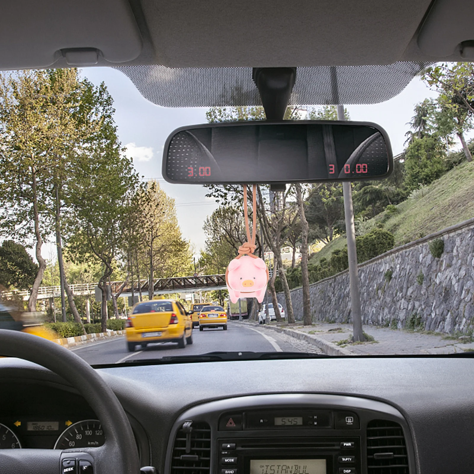 Pig Hanging Pendant Car Rearview Mirror Charm Lightweight Cute Car Hanging Ornament Decoration Home Office Decor
Pig Hanging Pendant Car Rearview Mirror Charm Lightweight Cute Car Hanging Ornament Decoration Home Office Decor