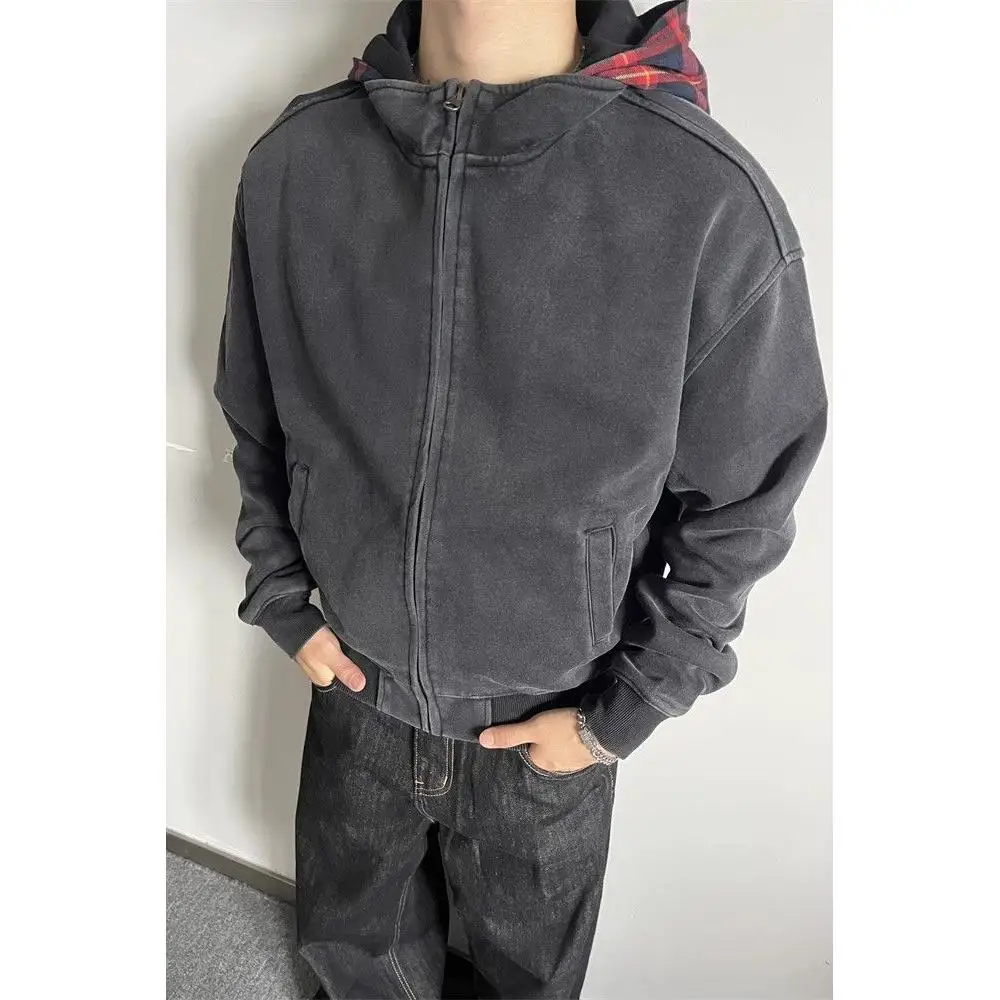 Plaid Patchwork Hoodie Sweatshirt Unisex Vintage Trendy American High Street Fake Two-Piece Open Cardigan Cleanfit Jacket
Plaid Patchwork Hoodie Sweatshirt Unisex Vintage Trendy American High Street Fake Two-Piece Open Cardigan Cleanfit Jacket