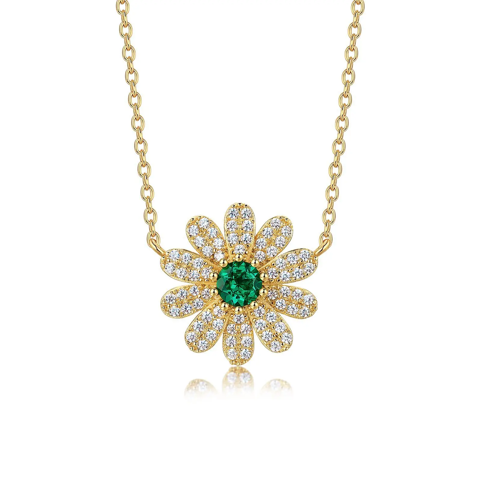 Lustrousmoon Lab Grown Emeral Necklace S925 Silver 18K Gold, Woman Jewellery High Quality
Lustrousmoon Lab Grown Emeral Necklace S925 Silver 18K Gold, Woman Jewellery High Quality