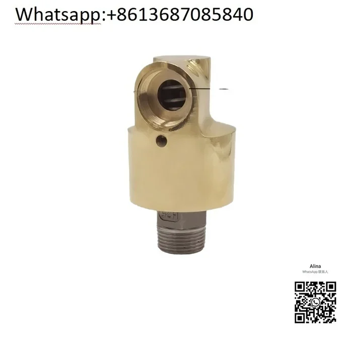 HS40 DN40 1-1/2 1.5 inch cooling water copper two-way joint swivel joint rotary joint rotary union HS rotating connector
HS40 DN40 1-1/2 1.5 inch cooling water copper two-way joint swivel joint rotary joint rotary union HS rotating connector