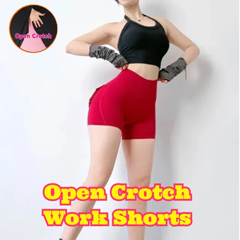 Open Crotch High Waist Cargo Shorts Peach Hip Lifting Shaping Stretch Quick Tight Yoga Fitness Running Outdoor Casual Workout
Open Crotch High Waist Cargo Shorts Peach Hip Lifting Shaping Stretch Quick Tight Yoga Fitness Running Outdoor Casual Workout