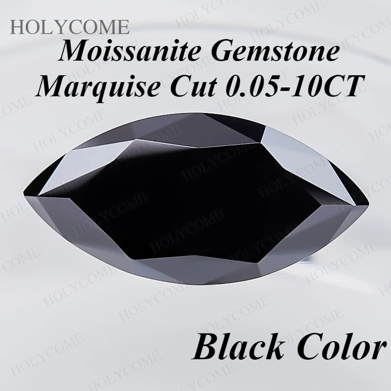 0.05-10CT Rare Marquise Cut Moissanite Loose Stone Beads Jewelry Black Color Top Quality VVS1 With GRA Wholesale Price Charms
0.05-10CT Rare Marquise Cut Moissanite Loose Stone Beads Jewelry Black Color Top Quality VVS1 With GRA Wholesale Price Charms