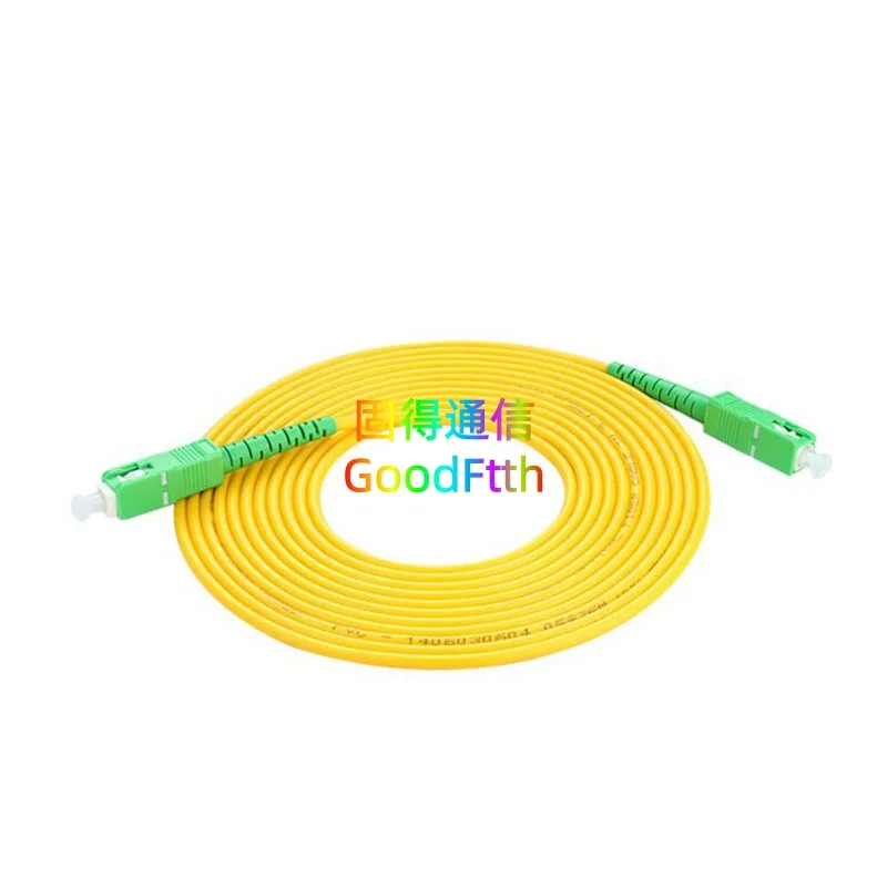 Patch Cord Lead SC/APC-SC/APC SM G655 Simplex Cable Jumper Patchcord GoodFtth
Patch Cord Lead SC/APC-SC/APC SM G655 Simplex Cable Jumper Patchcord GoodFtth