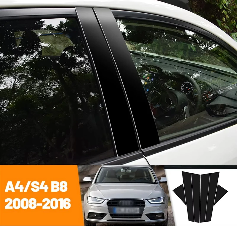 For Audi A4 B8 S4 2008-2016 2009 2010 2011 2012 2013 Black Carbon Fiber Doors and Windows B C Pillars Column Decorative Stickers
For Audi A4 B8 S4 2008-2016 2009 2010 2011 2012 2013 Black Carbon Fiber Doors and Windows B C Pillars Column Decorative Stickers