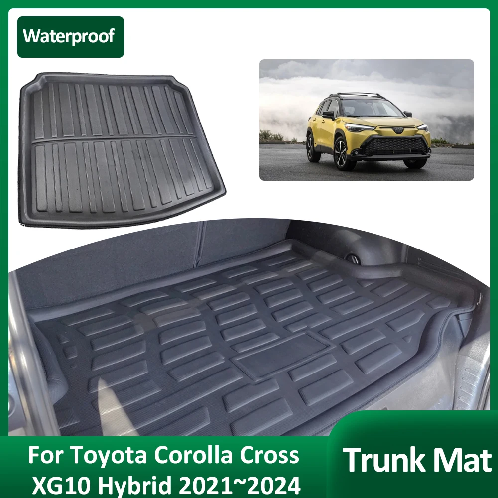 Коврик для багажника автомобиля для Toyota Corolla Cross XG10 Гибридный 2021 ~ 2024 лоток водонепроницаемый задний багаж подкладка для грузов аксессуары
Коврик для багажника автомобиля для Toyota Corolla Cross XG10 Гибридный 2021 ~ 2024 лоток водонепроницаемый задний багаж подкладка для грузов аксессуары