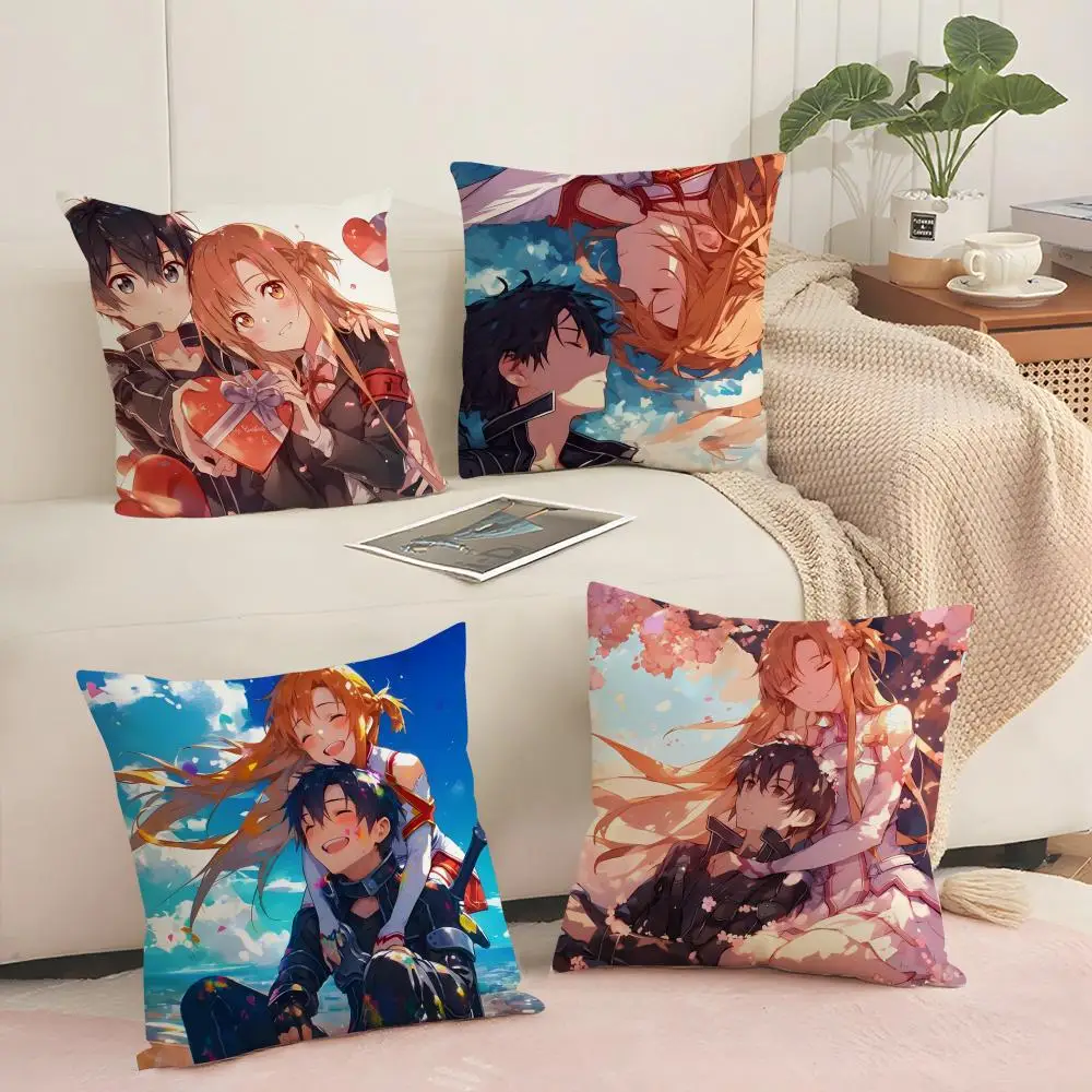 Чехол для подушки в стиле аниме S-Sword Art O-Online, шелковистый короткий плюш с невидимой молнией, пылезащитная наволочка для дивана для домашнего декора
Чехол для подушки в стиле аниме S-Sword Art O-Online, шелковистый короткий плюш с невидимой молнией, пылезащитная наволочка для дивана для домашнего декора