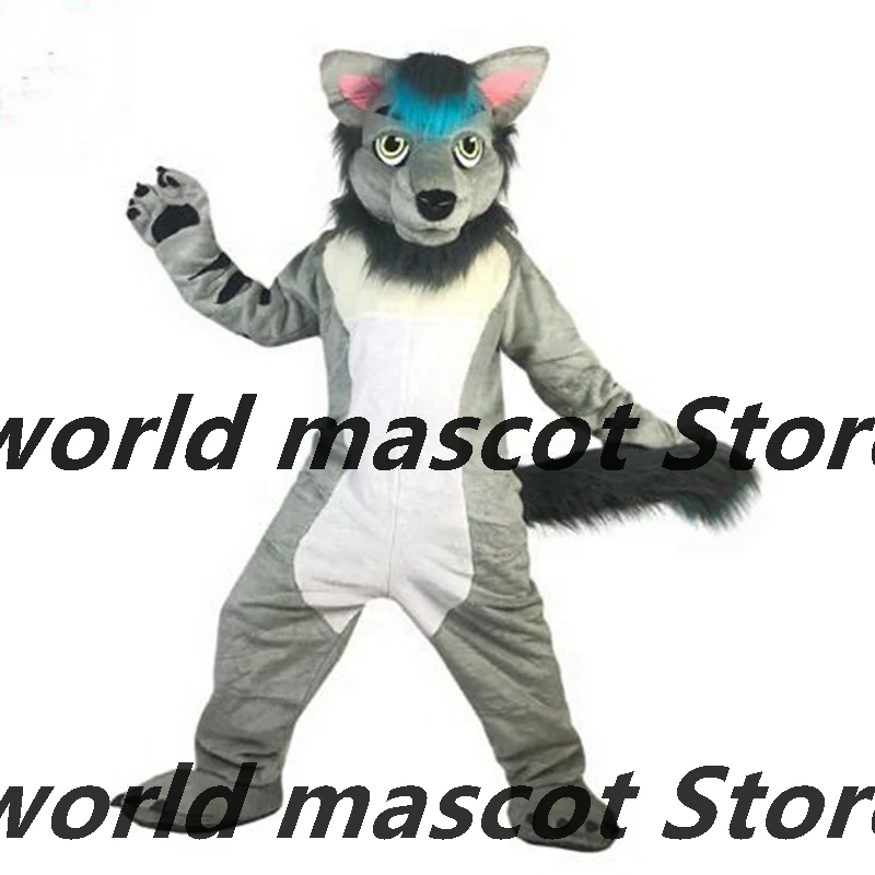 Animal Cosplay Costume Hallow Grey Wolf Mascot Costume For Holiday Cartoon Character Performance Cosplay Costume Christmas Masko
Animal Cosplay Costume Hallow Grey Wolf Mascot Costume For Holiday Cartoon Character Performance Cosplay Costume Christmas Masko